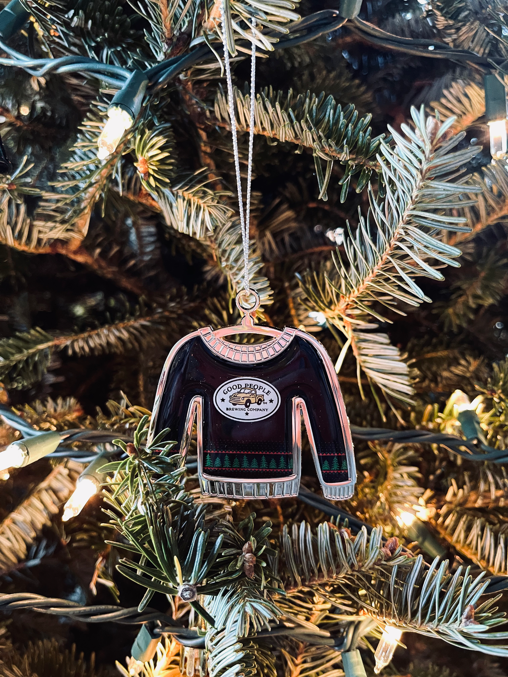 Good People Brewing Tacky Sweater Ornament