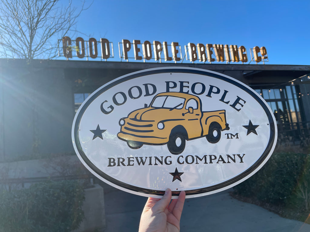 Good People Logo Tin Tacker